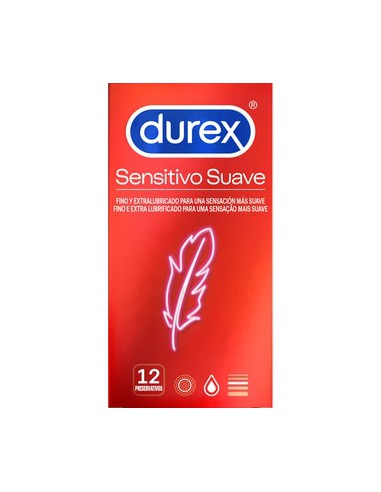 DUREX SENSITIVO SUAVE 12 UNI