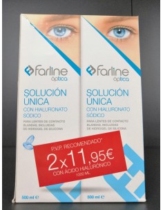 FARLINE SOLUCION UNICA 2X500ML