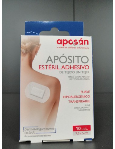 APOSAN APOSITO ESTERIL7,5X5 10UNI