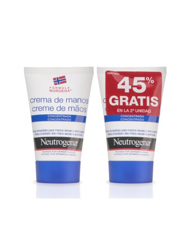 NEUTROGENA CREMA DE MANOS CONCENTRADA 50 ML 2 U