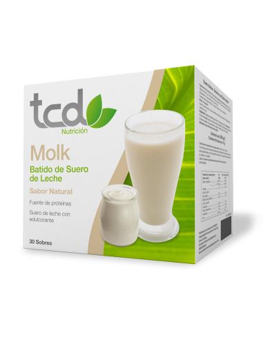 TCD MOLK SABOR NATURAL PROTEINADA 30 SOBRES