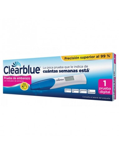 CLEARBLUE DIGITAL TEST EMBARAZO 1 PRUEB