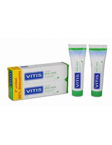 VITIS ALOE VERA MENTA PASTA 2X150 ML