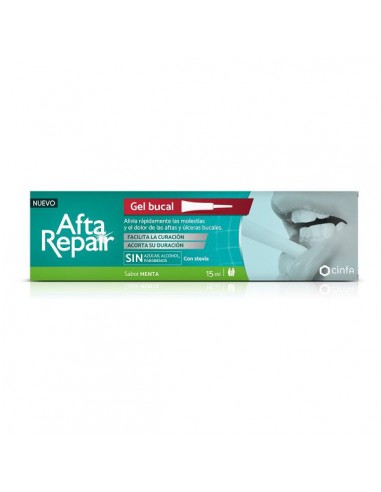 AFTA REPAIR GEL 1 ENVASE 15 ML SABOR MENTA