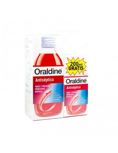 ORALDINE ANTISEPTICO PACK 400 ML +200 ML