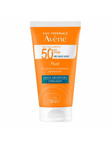 AVENE SOLAR 50+ FLUIDO OIL FREE 50 ML